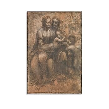 インテリアアート版画絵画(ダビンチの聖母)額付 420×297mm インテリアアート版画絵画(ダビンチの聖母)額付 420×297mm